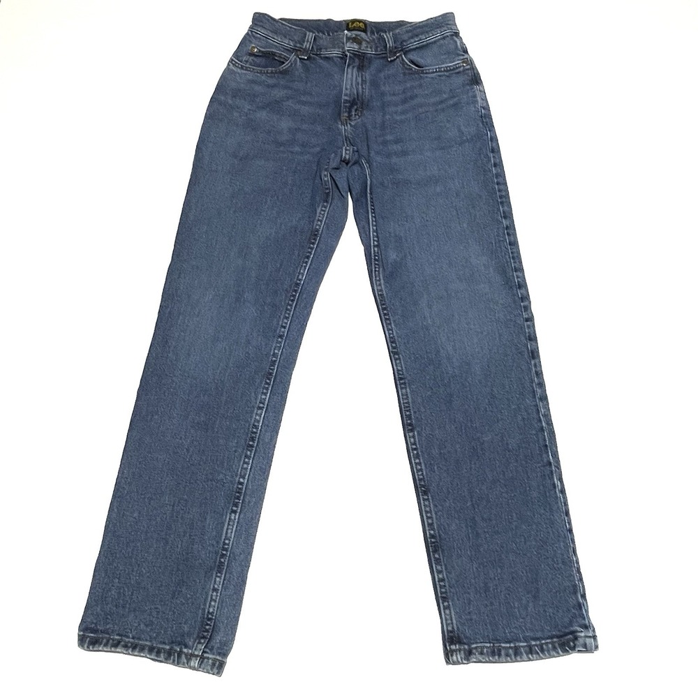 Lee‎ Relaxed Fit Jeans Mens 28x30 Blue Denim Straight Leg 100% Cotton